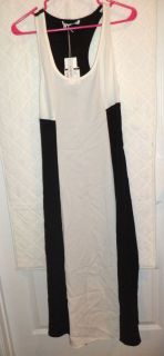 595 10 CROSBY by DEREK LAM Color Block Tee Length Dress size 2 Black 