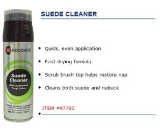 10 Seconds Shoe Suede Nubuck Boot Cleaner Spray 5 5 Oz