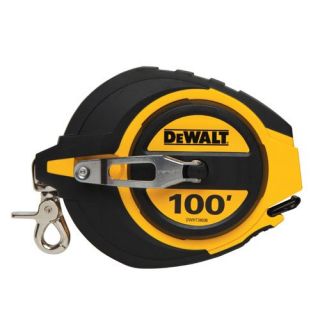 dewalt dwht34036l 100 foot closed case long tape condition new product 