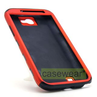   Shell 2pc Hard Case Gel Cover for Samsung Galaxy Note 2 N7100