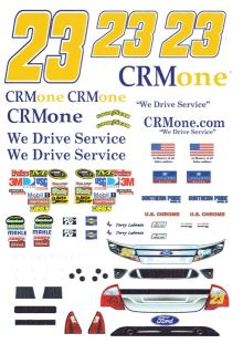 23 Crmone Terry Labonte 2011 1 24th 1 25th Scale Waterslide Decals 