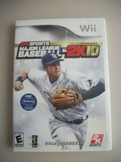 Major League Baseball 2K10 Game Nintendo Wii 2K Sports
