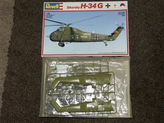 RARE SIKORSKY H 34 G Helicopter 148 Revell
