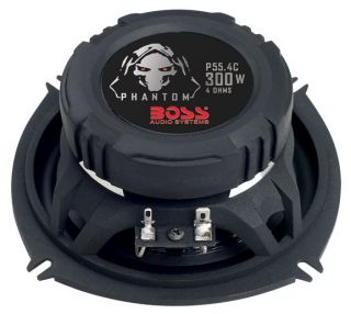 BOSS P55.4C 5.25 600W 4 Way PHANTOM Series Car Audio Speakers 