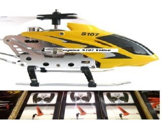 3CHANNEL Remote Control Gyroscope S107 Metal Helicopter