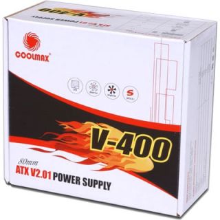 Coolmax V 400 400W ATX 12V V2 01 80mm Silent Cooling FA
