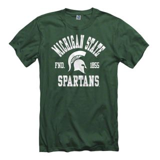Michigan State Spartans Green Every Fan Ring Spun T Shirt