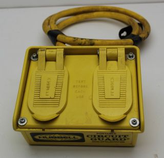Hubbell Portable Circuit Guard GFP15M 4 Outlets 15A 120V
