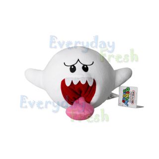 NEW Nintendo Super Mario Bros Boo Ghost 4 Soft Plush Doll Toy
