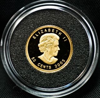 2005 Canada 50 Cent 1 25th oz Gold Coin Voyageur