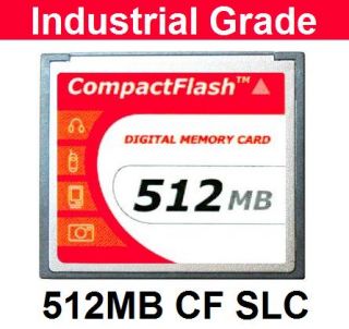 TOPRAM 512MB 512M CF CompactFlash Card SLC Industrial Grade Fit DSLR 
