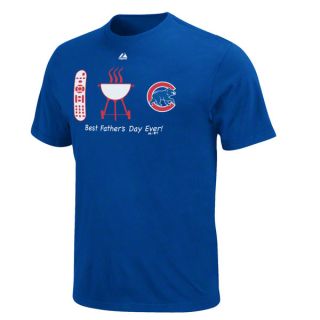 Chicago Cubs Deep Royal Fathers Day Lucky Guy T Shirt