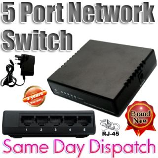 Port 10 100MB RJ45 Ethernet LAN Cable Switch Splitter
