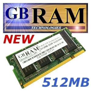 512MB Memory for IBM ThinkPad x31 Type 2884