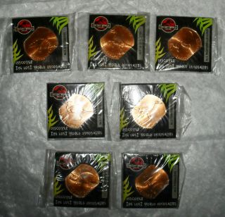 JURASSIC PARK coin collection The Lost World Dinosaurs Choose your own
