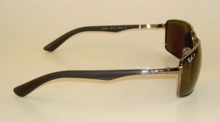   Sunglasses Gunmetal Frame RB 3465 004/58 Glass POLARIZED Gray 64mm