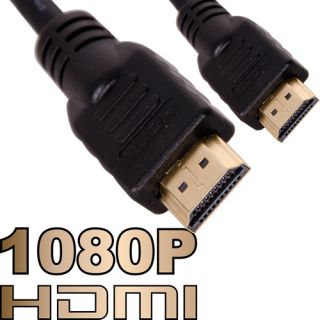 6FT 1080P HDMI CABLE For HDTV DVD BluRay HD TV LCD PS3 XBOX 19PIN 24K 
