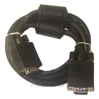 6ft vga svga 15 pin pc monitor cable adapter