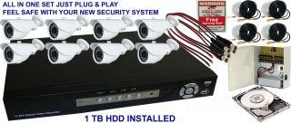 16 CH DVR 16 Channel CCTV Surveillance Security Camera System H 264 