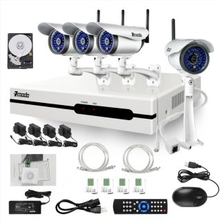   Video Recorder Wireless IP Security Camera NVR System 1TB HD