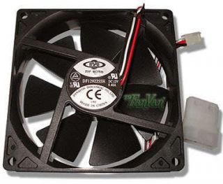 92mm Case Fan with 4 Pin 3 Pin Tachometer Connectors
