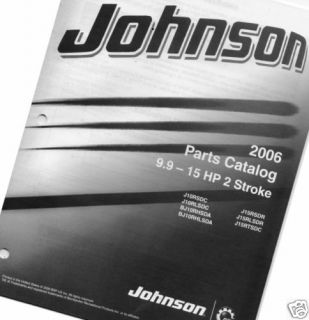 2006 Johnson Outboard 9 9 15 HP 2 Stroke Parts Manual