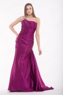 Line Sexy One Shoulder Formal Gown Dress Evening Prom Ball Party 