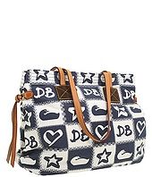 Dooney & Bourke Dooney Sport Patchwork Pattern Victoria Tote