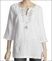 MICHAEL Michael Kors Embroidered Tunic with Mirrors vs Clarks Roar