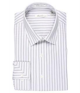 Kenneth Cole New York Non Iron Slim Textured Stripe L/S Dress Shirt 