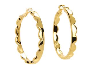 stars lucky brand round feather hoops $ 29 00
