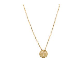 gorjana Astrology Shimmer Disc Necklace (Pisces) $59.00 NEW