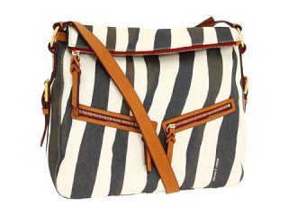 dooney bourke zebra fabric zip sac $ 238 00 brighton