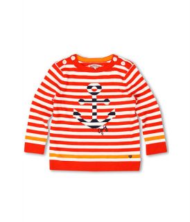 Juicy Couture Kids Striped Anchors L/S Sailor Pullover Sweater 