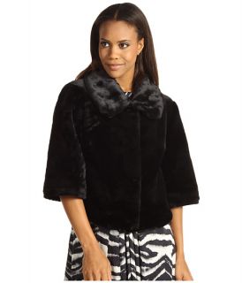 calvin klein black faux fur jacket $ 124 99 $