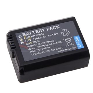   +Battery For Sony NP FW50 NEX 5 NEX 3 NEX 7 NEX C3 SLT A55 A33 A35