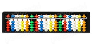 Abacus Soroban Colorful 17 Digit Math School Learning Aid Tool Abacus 