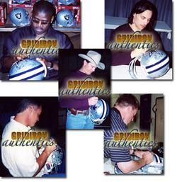   Team Signed Authentic Game Helmet Troy Aikman Michael Irvin
