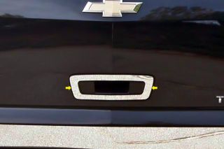   Traverse Mirror Polished Rear Hatch Handle Surround Chrome Trim