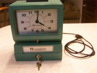 Acroprint Time Clock Recorder Model 125NR4