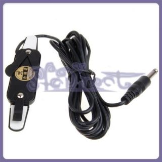Black Clip on Acoustic Guitar Pickup Sound Amplify New