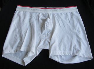 CK Calvin Klein Tech Active Boxer Brief Sz M Men Underwear White