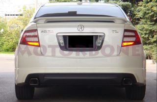 2004 2008 acura tl factory spoiler oem style painted