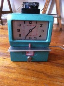 Acroprint Model 125ER3 Manuel Date Time Clock Recorder With Key