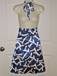 Designer Dress by Connection 18 Medium Navy Blue