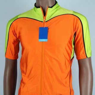 Men Cycling Bike Short Sleeve Dry Active Shirt Jersey Pocket M S33 