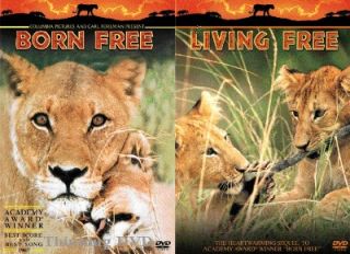 BORN FREE + LIVING FREE New 2 DVD Joy Adamson