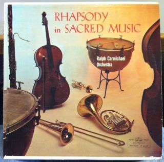   Orchestra Rhapsody in Sacred Music LP VG LP 8004 Vinyl 1958