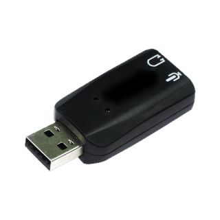 USB 5 1 Stereo Sound Card Microphone Jack Audio Adaptor