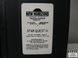 Star Quest 2 VHS Adam Baldwin Robert Englund Duane Davis Kate Rodger 